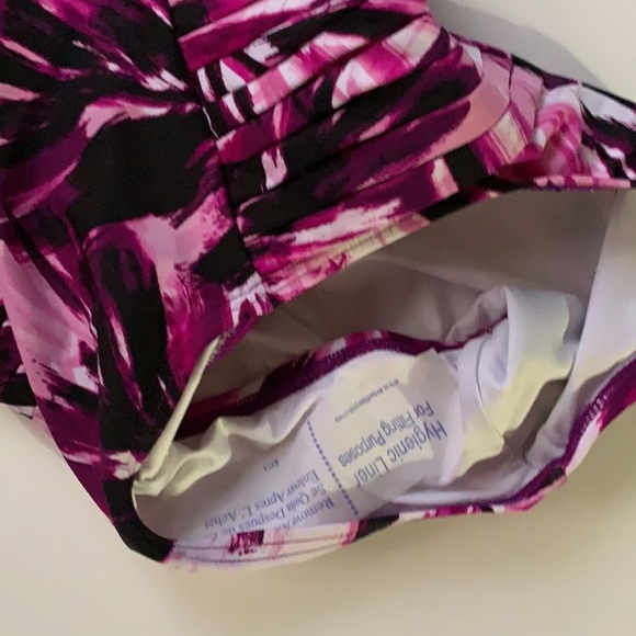 Calvin Klein Women's Side-Pleated Halter One-Piece - Picture 6 of 13